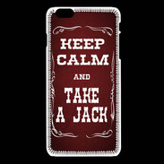 Coque iPhone 6 / 6S Keep Calm and Take Jack Rouge
