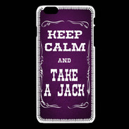 Coque iPhone 6 / 6S Keep Calm and Take Jack Violet