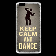 Coque iPhone 6 / 6S Keep Calm and Dance Gris