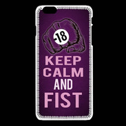 Coque iPhone 6 / 6S Keep Calm and Fist Violet