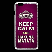 Coque iPhone 6 / 6S Keep Calm and Hakuna Matata rose