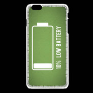 Coque iPhone 6 / 6S Low Battery vert ZG
