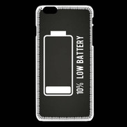 Coque iPhone 6 / 6S Low Battery noir ZG