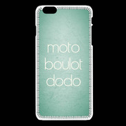 Coque iPhone 6 / 6S Moto Boulot Dodo Vert ZG