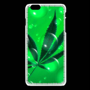 Coque iPhone 6Plus / 6Splus Cannabis Effet bulle verte