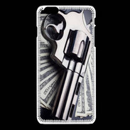 Coque iPhone 6Plus / 6Splus Arme et Dollars