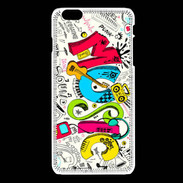 Coque iPhone 6Plus / 6Splus Graffiti Musique