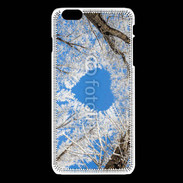 Coque iPhone 6Plus / 6Splus arbres enneigés coeur