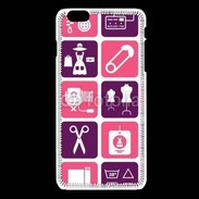Coque iPhone 6Plus / 6Splus Fond symboles couturière