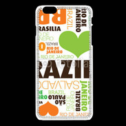 Coque iPhone 6Plus / 6Splus I love Brésil