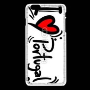 Coque iPhone 6Plus / 6Splus I love Portugal