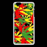 Coque iPhone 6Plus / 6Splus Fond de cannabis coloré