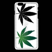 Coque iPhone 6Plus / 6Splus Double feuilles de cannabis