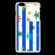 Coque iPhone 6Plus / 6Splus Drapeau Uruguay cannabis