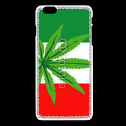 Coque iPhone 6Plus / 6Splus Drapeau italien cannabis
