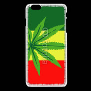 Coque iPhone 6Plus / 6Splus Drapeau reggae cannabis