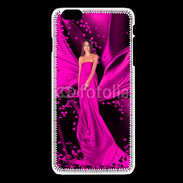 Coque iPhone 6Plus / 6Splus Mode robe longue fushia