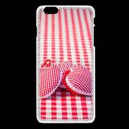 Coque iPhone 6Plus / 6Splus Mode vichy et petit coeur