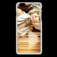 Coque iPhone 6Plus / 6Splus Femme blonde fashion glamour