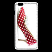 Coque iPhone 6Plus / 6Splus escarpin petits pois