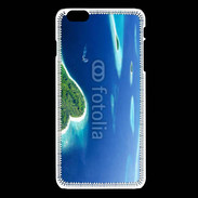 Coque iPhone 6Plus / 6Splus île en former de cœur au milieu de la mer