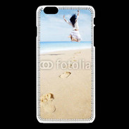 Coque iPhone 6Plus / 6Splus Femme sautant face à la mer