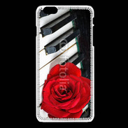 Coque iPhone 6Plus / 6Splus Rose sur un piano