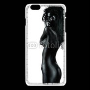 Coque iPhone 6Plus / 6Splus Femme nue body painting noir et blanc 4