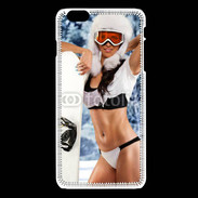 Coque iPhone 6Plus / 6Splus Charme et snowboard