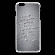 Coque iPhone 6Plus / 6Splus Sympathiser Noir Citation Oscar Wilde