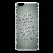 Coque iPhone 6Plus / 6Splus Sympathiser Vert Citation Oscar Wilde
