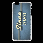 Coque iPhone 6Plus / 6Splus Since 1986 Bleu