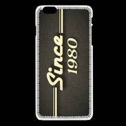 Coque iPhone 6Plus / 6Splus Since 1980 gris
