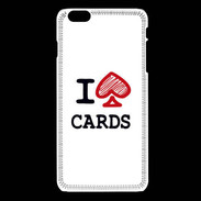 Coque iPhone 6Plus / 6Splus I love Cards spade