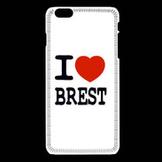 Coque iPhone 6Plus / 6Splus I love Brest