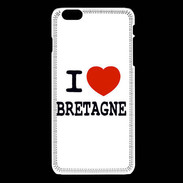 Coque iPhone 6Plus / 6Splus I love Bretagne