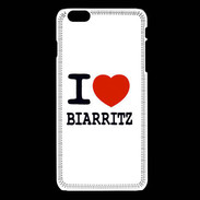 Coque iPhone 6Plus / 6Splus I love Biarritz