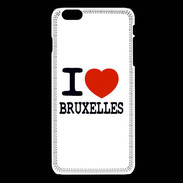 Coque iPhone 6Plus / 6Splus I love Bruxelles