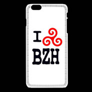 Coque iPhone 6Plus / 6Splus I love BZH 2