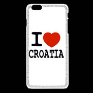 Coque iPhone 6Plus / 6Splus I love Croatia