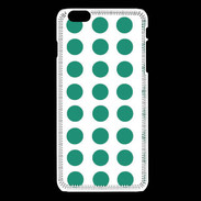Coque iPhone 6Plus / 6Splus pois vert d'eau