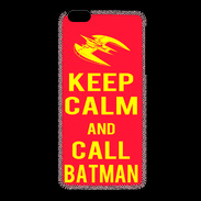 Coque iPhone 6Plus / 6Splus Keep Calm Call Batman Rouge