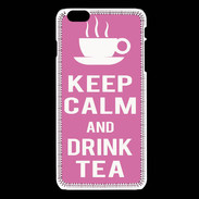 Coque iPhone 6Plus / 6Splus Keep Calm Drink Tea Rose