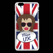 Coque iPhone 6Plus / 6Splus Miss UK Chatain