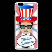 Coque iPhone 6Plus / 6Splus Mister América Brun