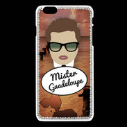 Coque iPhone 6Plus / 6Splus Mister Guadeloupe Chatain