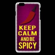 Coque iPhone 6Plus / 6Splus Keep Calm and Be Spicy Rose