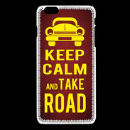 Coque iPhone 6Plus / 6Splus Keep Calm and Take o road 2 Rouge