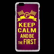 Coque iPhone 6Plus / 6Splus Keep Calm and Be the First Rose