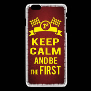 Coque iPhone 6Plus / 6Splus Keep Calm and Be the First Rouge